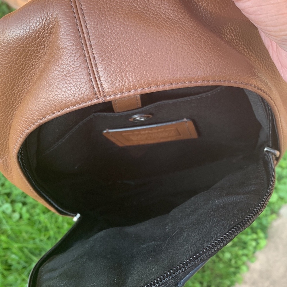 Brown Coach side bag